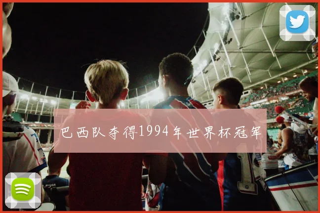 巴西队夺得1994年世界杯冠军